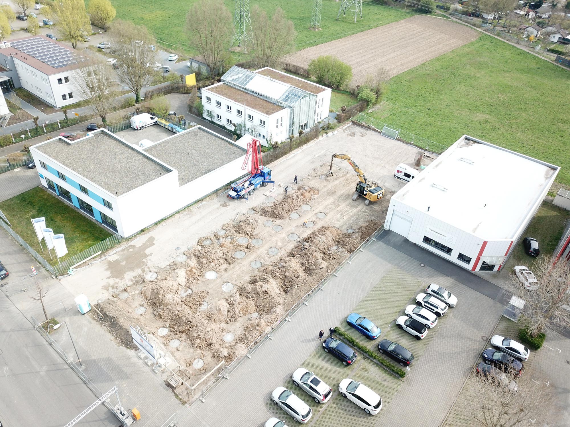 Baustellen-News: Brunnengründung in der Besselstraße Mannheim!