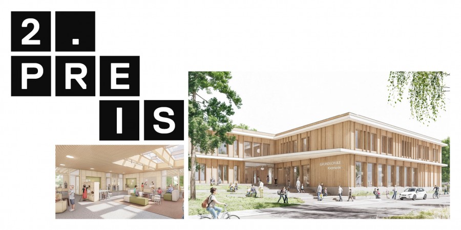 2. Preis, Sanierung und Erweiterung Grundschule Kirchheide in Lemgo 2. Preis, Sanierung und Erweiterung Grundschule Kirchheide in Lemgo