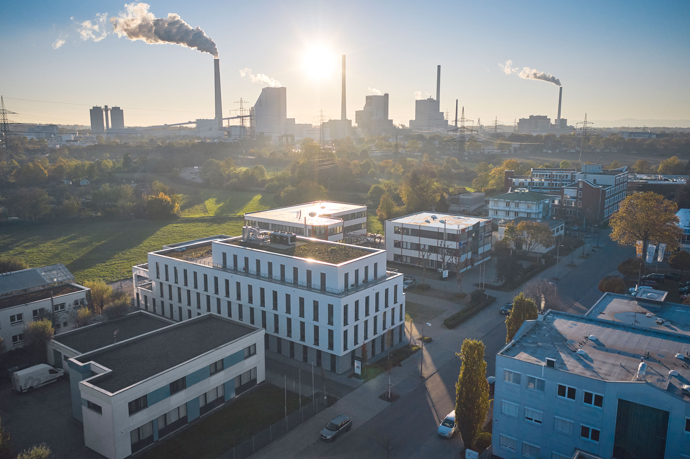 Neubau eines Bürogebäudes, Mannheim-Mallau