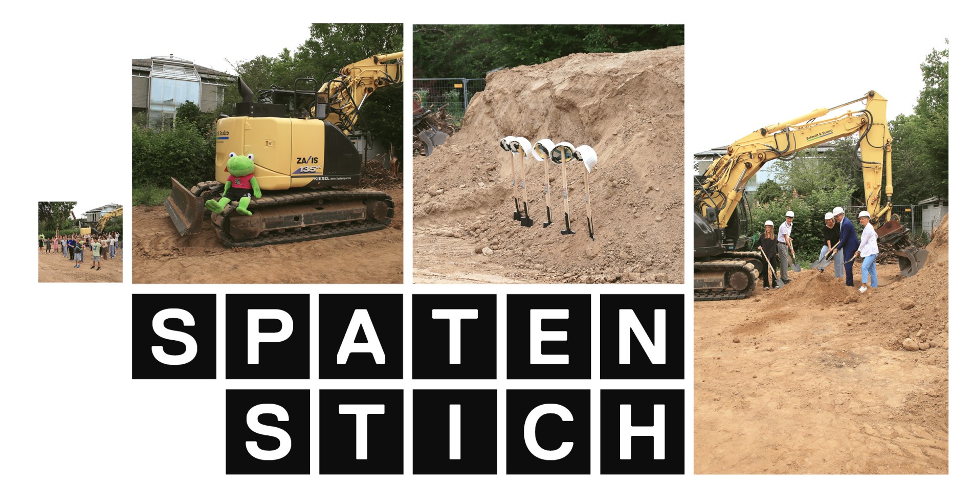Spatenstich für die neue Mensa der Schillerschule in Bensheim-Auerbach
